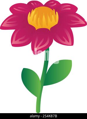 Honey flower icon. Isometric of honey flower vector icon for web design isolated on white background. Honey flower icon, isometric style Stock Vector