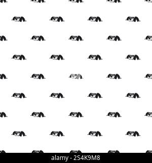 Homeless tent camp pattern seamless vector repeat for any web design. Homeless tent camp pattern seamless vector Stock Vector