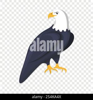 Eagle icon. Cartoon of eagle vector icon for web design  . Eagle icon, cartoon style Stock Vector