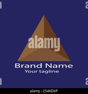 Simple logo design for business company Stock Vector