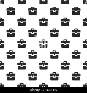 Suitcase pattern seamless vector repeat for any web design. Suitcase pattern seamless vector Stock Vector