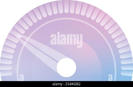 Car speedometer icon. Cartoon of car speedometer vector icon for web design isolated on white background. Car speedometer icon, cartoon style Stock Vector