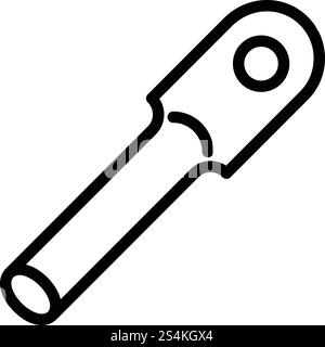 Scaffolding connection icon. Outline scaffolding connection vector icon for web design isolated on white background. Scaffolding connection icon, outline style Stock Vector