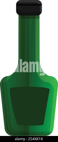 Mexican drink bottle icon. Cartoon of mexican drink bottle vector icon for web design isolated on white background. Mexican drink bottle icon, cartoon style Stock Vector