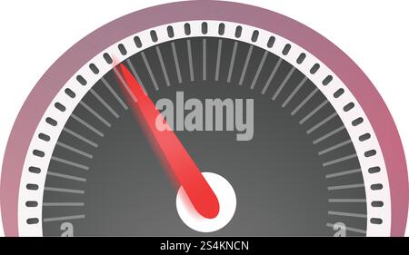 Speedometer icon. Cartoon of speedometer vector icon for web design isolated on white background. Speedometer icon, cartoon style Stock Vector