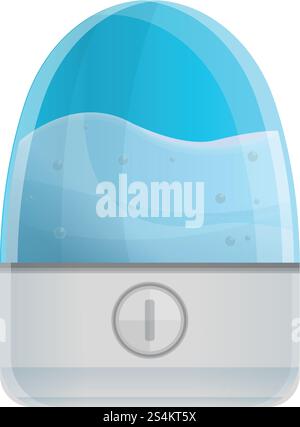 Home humidifier icon. Cartoon of home humidifier vector icon for web design isolated on white background. Home humidifier icon, cartoon style Stock Vector