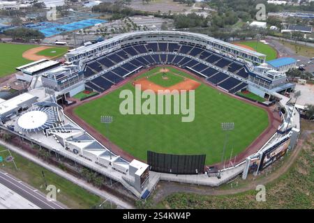 A general overall aerial view of George M. Steinbrenner Field, Monday ...