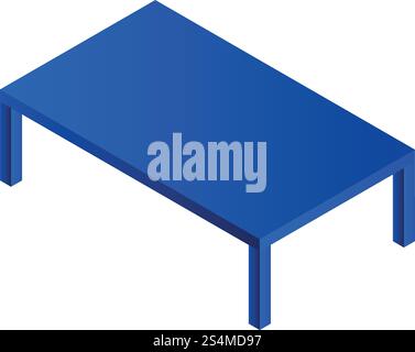 Laundry table icon. Isometric of laundry table vector icon for web design isolated on white background. Laundry table icon, isometric style Stock Vector
