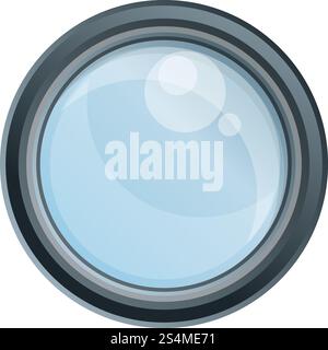 Camera filter icon. Cartoon of camera filter vector icon for web design isolated on white background. Camera filter icon, cartoon style Stock Vector