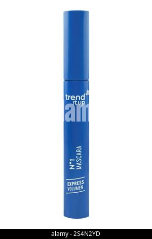 Mascara blue trend it up  isolated on white background Stock Photo