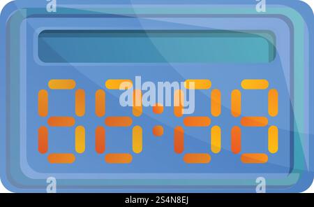 Basketball table score icon. Cartoon of basketball table score vector icon for web design isolated on white background. Basketball table score icon, cartoon style Stock Vector