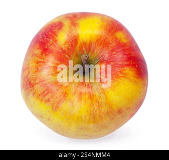 Red yellow apple isolated on white background Stock Photo - Alamy