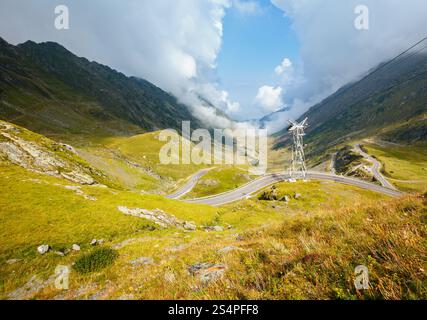 Summer mountain view from Transfagarasan road (Romania) Stock Photo