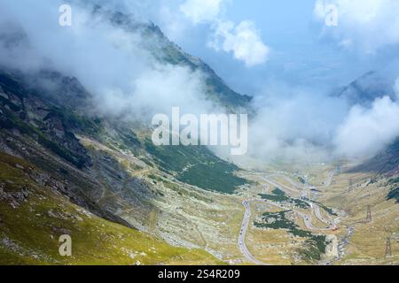 Summer mountain view from Transfagarasan road (Romania) Stock Photo