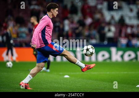 Madrid, Espagne. 23rd Oct, 2024. Julian ALVAREZ of Atletico Madrid during the UEFA Champions League, League Phase MD3 football match between Atletico de Madrid and Losc Lille on 23 October 2024 at Riyadh Air Metropolitano stadium in Madrid, Spain - Photo Matthieu Mirville/DPPI Credit: DPPI Media/Alamy Live News Stock Photo