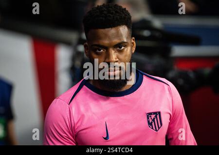 Madrid, Espagne. 23rd Oct, 2024. Thomas LEMAR of Atletico Madrid during the UEFA Champions League, League Phase MD3 football match between Atletico de Madrid and Losc Lille on 23 October 2024 at Riyadh Air Metropolitano stadium in Madrid, Spain - Photo Matthieu Mirville/DPPI Credit: DPPI Media/Alamy Live News Stock Photo