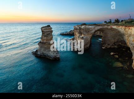 Twilight Seascape - Salento, Puglia, Italy Stock Photo - Alamy