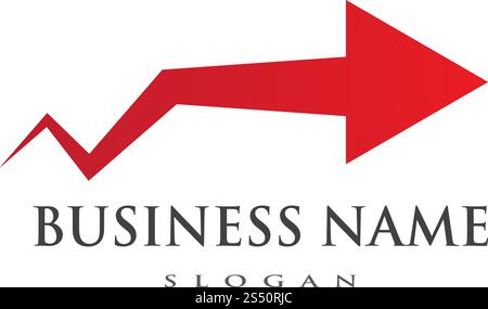 Business Finance professional logo template vector icon Stock Vector