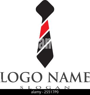 Tuxedo logo vector template ilustration Stock Vector