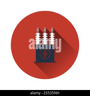high voltage electrical transformer icon vector symbol design Stock ...