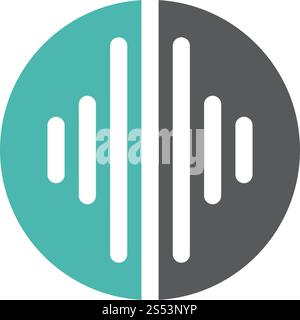 sound wave ilustration vector icon template Stock Vector Image & Art ...