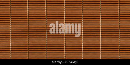 Asian brown bamboo mat texture background banner. Asian bamboo mat texture banner Stock Photo