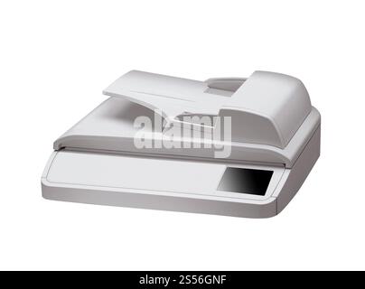 printer head isolated on white background. printer head Stock Photo