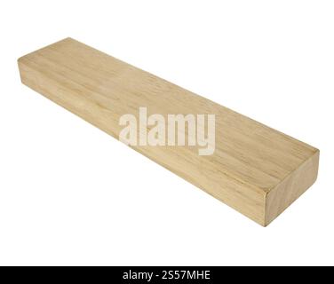 A wooden book shelve isolated on white background. wooden book shelve Stock Photo