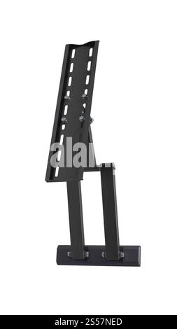 Grey color parts of wall mount brackets isolated on white background ...