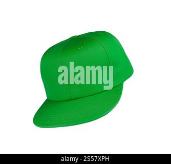 working peaked cap isolated on white Stock Photo