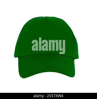 Close up of working peaked cap isolated on white background Stock Photo