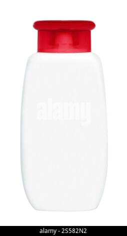 Plastic bottle of body care and beauty products Stock Photo
