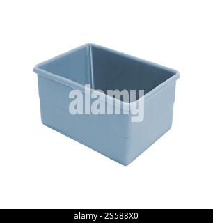 plastic food container isolated on white Stock Photo