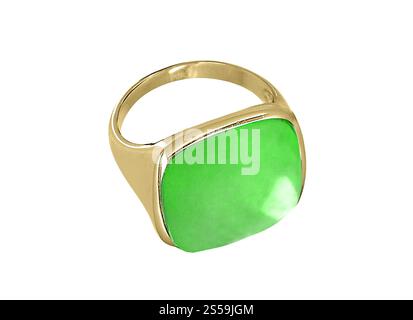 singet ring isolated on white background. singet ring isolated Stock Photo