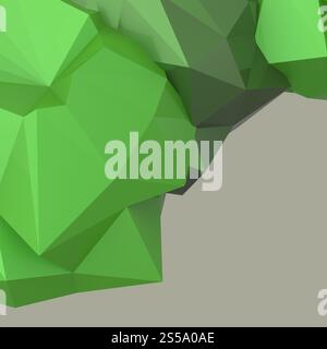 Abstract low poly geometric background Stock Photo