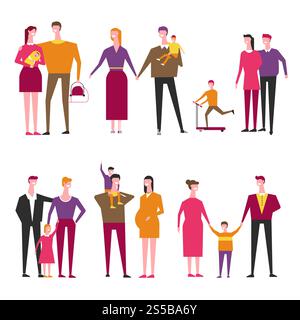 Family tree or genealogy history vector template with relatives description on photo frames for family tree album design. Vector family tree genealogy branches template Stock Vector