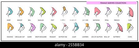 Funny marine inhabitants with friendly faces. Blue jellyfish, small starfish, surprised seahorse, cheerful crab, green seaweed, bright fishes, big stingray and pink seashell vector illustrations.. Funny marine inhabitants with cute friendly faces set Stock Vector