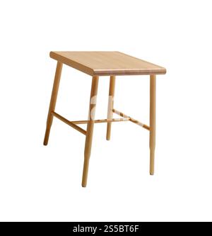 Wood stool isolated on a white background. Wood stool isolated Stock Photo