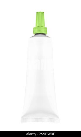 Tube of toothpaste on white background Stock Photo - Alamy