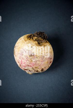 Fresh organic beetroot on a black table background. Beetroot on a black table background Stock Photo