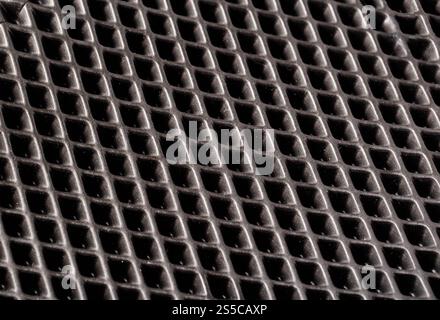 Beautiful background made of rubber mat with indentations Stock Photo