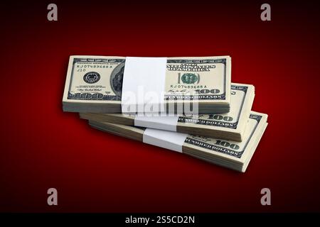 Two bitcoins lies on a videocard surface with background of screen display of cryptocurrency mining by using the GPUs Stock Photo