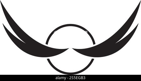 Wing logo symbol vector ilustration Stock Vector