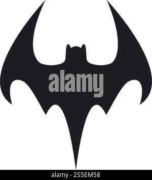 Bat ilustration logo vector template Stock Vector