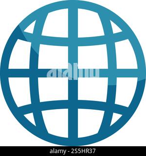 globe ilustration logo vector template Stock Vector