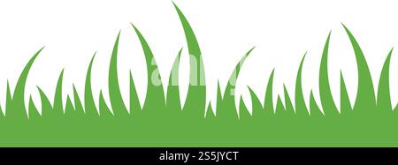 Grass ilustration vector template Stock Vector