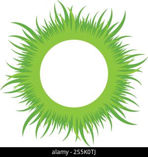 Grass ilustration vector template Stock Vector