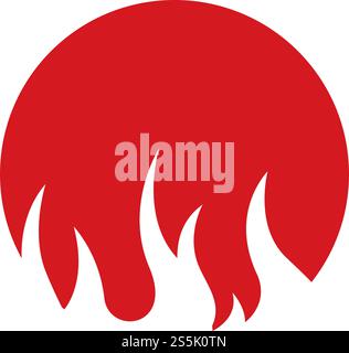 Fire flame vector ilustration Template Stock Vector Image & Art - Alamy
