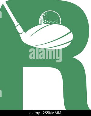 Initial Letter A Golf Flag Logo Design, Sport concept. Goal Achievement ...