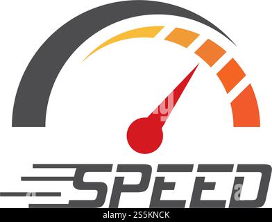 Faster Logo Template vector icon illustration design Stock Vector